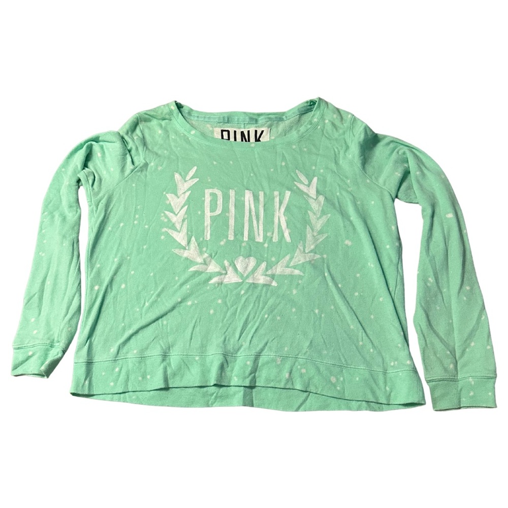 VS PINK | Mint Polka-Dot Long Sleeve | Y2K 2010s Retro